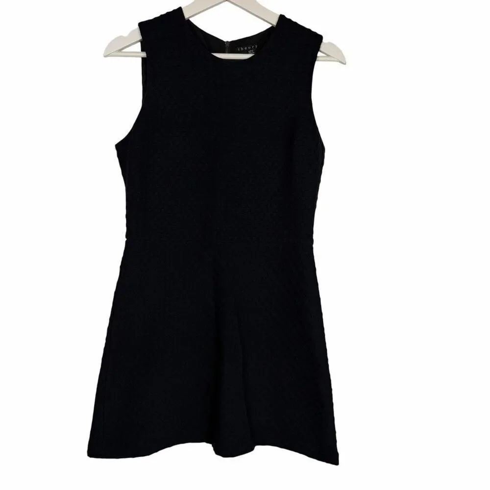 Theory Womens Size 6 Raneid K Navy Dress